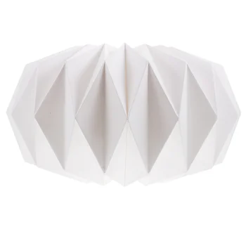 Mūsdienu minimālisma origami Abažūrs Segtu Papīra Lampas Kroku Karājas Origami Vienkāršs Stils, Gaismas Ierīču Apdare