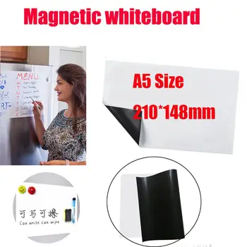 Baltās Tāfeles Virtuves Office Home Magnēts Valdes Ledusskapja Magnētu Magnētisko Tāfeli A5 Izmēra