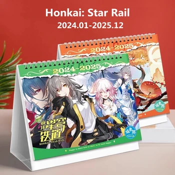 2024 Spēle Honkai: Zvaigzne Dzelzceļa Galda Kalendārs Dan Heng, 7. Martā Karikatūra Rakstzīmes Dual Kalendāri Ikdienas kalendārs Plānotājs