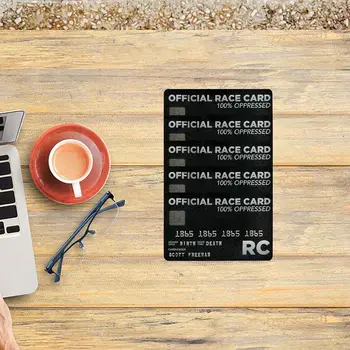 Seifa Izmērs PVC Melna Balta Kredītkartes Oficiālais Sacensību Kartes Privilēģiju Karti Pārspēj Visu Karti