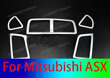 Par Mitsubishi ASX 2013 2014 2015 2016 2017 5gab ABS Chrome salona Gaisa Ventilācijas Vāciņš Melns