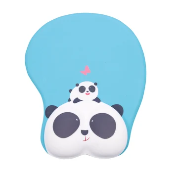 Panda Karikatūra Kawaii Peles Paliktnis Cute Karikatūra Radošo Peles Paklājiņš, Ērts Peles Paliktņa Ar Rokas Balsts Spēles Galda Silikona Peles Paliktņa
