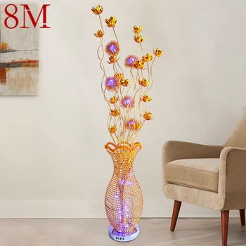 Ziemeļvalstu Golden Flower Grīdas Lampa Moderns Mūsdienu Dzīvojamā Istaba Dīvāns, Guļamistabas Hotel LED Oriģinalitāti Dekoratīvās Gaismas