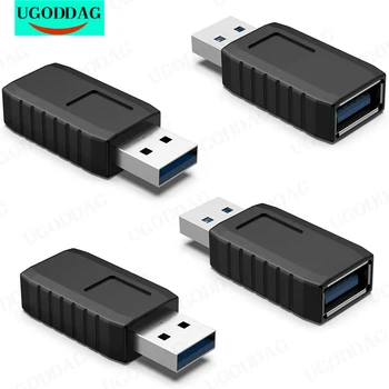 USB Savienotāju, Vīriešu un Sieviešu USB 3.0 Tipa Adapteris, Superspeed 5Gbps USB Portu Paplašinājums Savienotājs Klēpjdatoru Cieto Disku