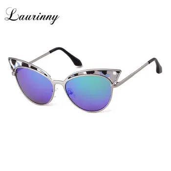 LAURINNY 2023 Jaunu Vintage Cateye Saulesbrilles Sieviete, Seksīga Retro Brilles Luksusa Zīmolu Dizaina UV400 Aizsardzība SummerSun Brilles