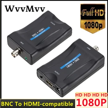 BNC Uz HDMI saderīgs un HDMI saderīgs ar BNC Pārveidotāja Displejs HD 1080P/720P Video converter Novērošanas Monitors