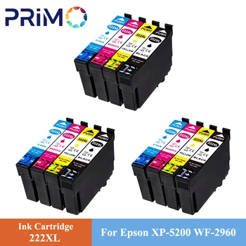 Krāsu Tintes 222XL T222XL T222 222 XL Saderīgs Tintes Kasetnes Epson XP-5200 WF-2960 Printeri