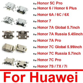 Mini USB Uzlādes Doks Huawei Honor 6.A 6.C 7.A 7.C 7S 7S 7i 6plus 7C 5C 7.A Pro USB Uzlādes Ligzda Ligzda Savienotājs Valdes Remonts
