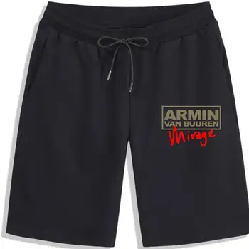 jaunu Armin Van Buuren Mirage logo Vīriešu Bikses drukāšanas Atpūtas melni šorti vīriešiem