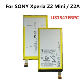 Augstas Kvalitātes LIS1547ERPC Rezerves Akumulators SONY Xperia Z2 Kompakts Z2A Z2 MINI ZL2 SOL25 D6563 Z2MINI Telefonu Baterijas