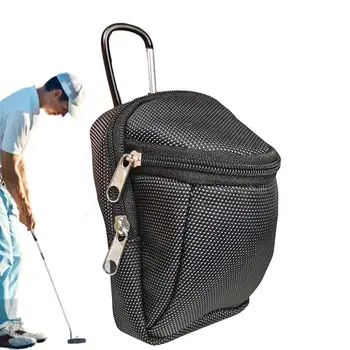 Golfa Bumbu Mini Maisiņš Modes Golfa Bumbiņas Uzglabāšanas Maisi Ar Multi Funkcijas, Golfa Zaļo Piederumi Golfa Bumbiņas Nagus Kūdra