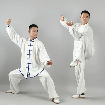 Tai Chi Vienādu Sieviešu, Vīriešu Cīņas Mākslas Vienotu Tradicionālo Ķīniešu Kung Fu Uzvalks Rīta Sporta