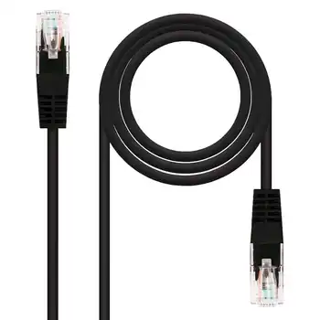 NANOCABLE Ethernet UTP Patch LAN Lokālā Tīkla Kabeli PC Klēpjdatoru Ieslēdziet Maršrutētāju Black 10.20.0401-BK 1m Kaķis.6