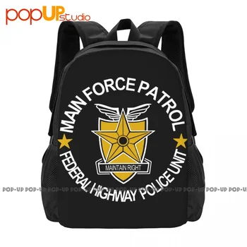 Galvenā Spēku Patruļas Federālā Higway Policijas Vienības Mad Max Filmu Mugursoma Liela Jauda, Peldēšanas Sporta Stils