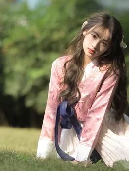 Pils korejiešu Tradicionālajā Tērpā Sievietēm Eleganto Luksusa Hanbok Kleita Princese Cosplay Anicent Retro Ilgi Drēbes Kāzu Puse