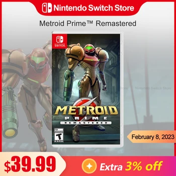 Metroid Prime Remastered Nintendo Slēdzis Spēle Piedāvājumus 100% Oriģināls Fiziskās Spēles Karti Rīcības Platformas spēle Žanra, lai Pārslēgtos OLED