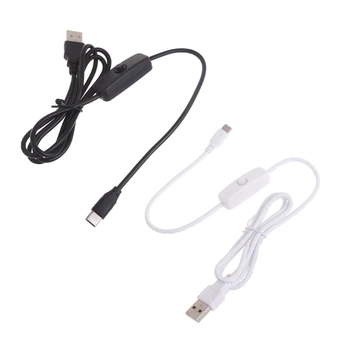 1M Kabeļa withSwitch Tipa C USB2.0 Adaptera Kabeli USB uz C Tipa Atbalsta Ātrās Uzlādes