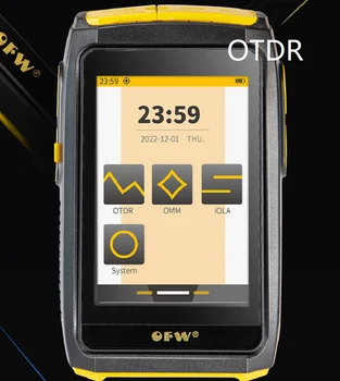Mini-OTDR Aktīvo Optisko Live Tests, 1550nm 20dB Optiskās Šķiedras Reflectometer, Touch Screen, OPM, VFL, OLA Event Karti, Fiber Tester