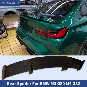 MP Stils Aizmugures Bagāžnieka Lūpu Spoilers Nekustamā Sausā Oglekļa Šķiedras Sporta Astes Spārnu Auto Papildaprīkojuma BMW M3 G80 M4 G82 G83 2021