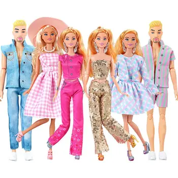 Modes Kleita 1/6 Lelle Ikdienas Apģērbs Puses Svārki Kleita Cute Apģērbs par Barbie 29~32 cm, Leļļu Aksesuāri, Rotaļlietas Bērniem, Dāvanu